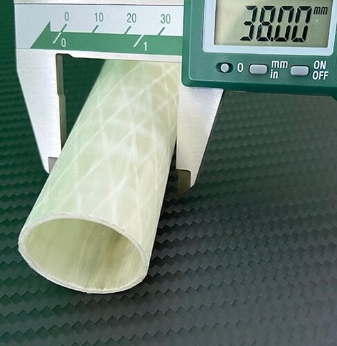 Glass Fiber Tube Pro 38mm - 34mm