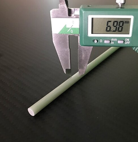 Cam Fiber Çubuk Çap:7mm