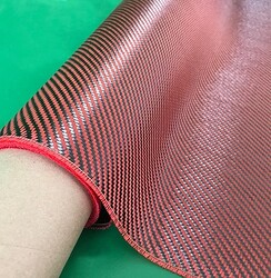 Dekoratif Karbon Fiber Kumaş KS 210gr/m2 Twill