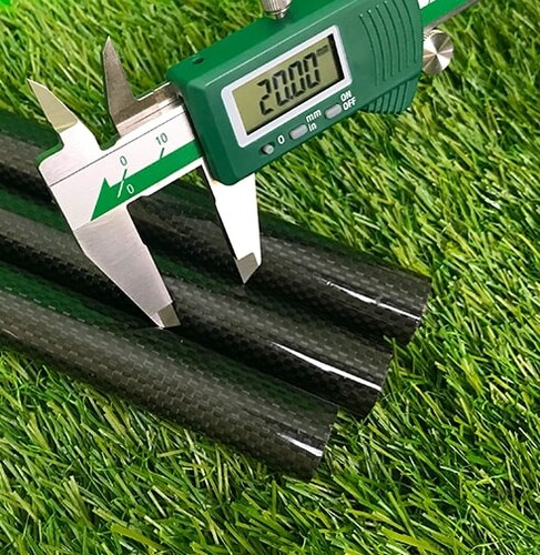 Carbon Fiber Tube 3K Patterned 20mm-18mm